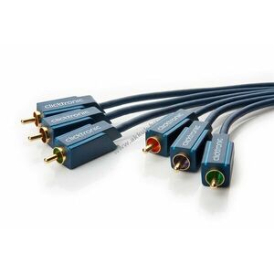 Clicktronic YUV komponens RCA (cinch)-kábel RGB képátvitel 3m kép