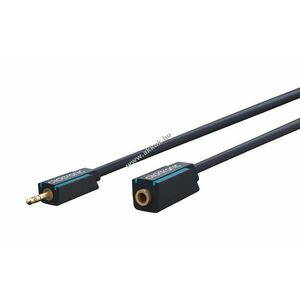 Clicktronic 3, 5mm AUX hosszabbítókábel sztereó 5, 0m OFC jack dugó-aljzat kép