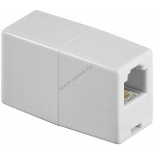Goobay telefon adapter RJ11/RJ14 aljzat (6P4C) - RJ11/RJ14 aljzat (6P4C) fehér kép