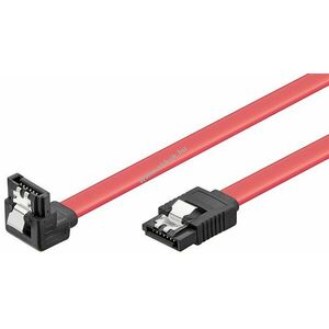 Goobay SATA adatkábel 90° L-típus > L-típus 0, 5m 1, 5Gbit/s/3Gbit/s piros klip kép