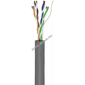 Goobay CAT5e U/UTP hálózati kábel 305m szürke rézvezető (CU) AWG26/7 PVC kép