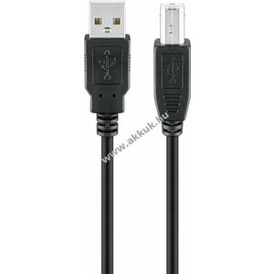 Goobay USB-A-USB-B kábel 5m fekete 2, 5W 0, 5A 480Mbit/s USB2.0 kép