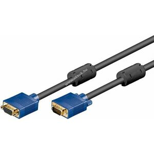 Goobay Full HD SVGA monitorhosszabbító aranyozott VGA dugó 15-tűs > VGA aljzat 15-tűs 3m kép