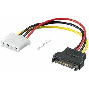 Goobay PC tápkábel adapter SATA aljzat 5, 25col (4-tűs) 0, 17m kép