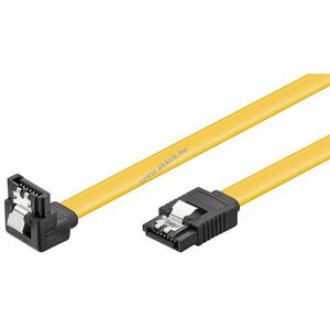 Goobay PC adatkábel 90° clip SATA L-típus - SATA L-típus 6Gbit/s 0, 1m kép