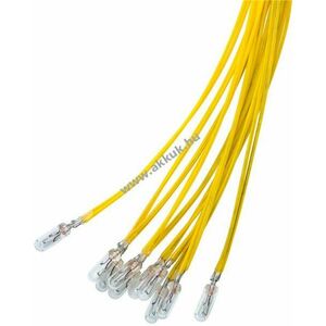 Goobay T1¼ Subminiatur izzó 1, 1W sárga 0, 3m kábel 14VDC 80mA kép