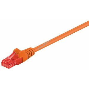 Goobay CAT-6 U/UTP patchkábel narancs 7, 5m rézbevonatos alumíniumvezető (CCA) RJ45 kép