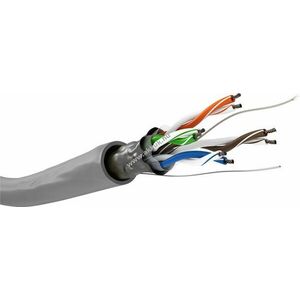Goobay CAT5e U/UTP hálózati kábel 305m AWG26/7 CCA PVC szürke kép