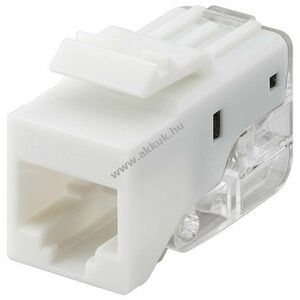 Goobay Keystone modul RJ45 aljzat CAT5e UTP 100MHz 18, 11mm (8P8C) Snap-In kép