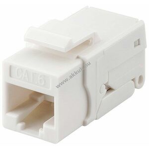Goobay Keystone modul RJ45 CAT6 UTP 250MHz 16, 2mm széles LSA kapcsok szerszámmentes Snap-In kép