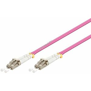 Goobay LWL multimódusú OM4 duplex lila LC-UPC - LC-UPC 5m halogénmentes (LSZH) kép