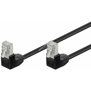 Goobay CAT-5e patchkábel 2x90° F/UTP CCA 2xRJ45 5m kép