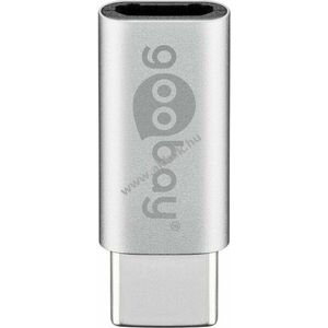 Goobay Micro-USB-USB-C adapter ezüst 10W 2A 480Mbit/s USB2.0 kép