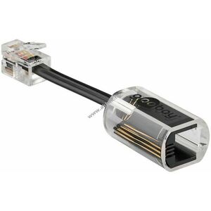 Goobay telefonkagyló-kábel kibogozó RJ10 360° csavarodásgátló adapter kép