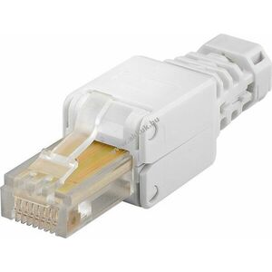 Goobay RJ45 CAT5e UTP árnyékolatlan szerszámmentes dugó 5, 2/6, 0/6, 4/7, 5mm 3µm aranyozott érintkezők kép