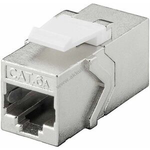 Goobay Keystone RJ45-kupplung CAT6A STP 14, 7mm 2x RJ45 (8P8C) kép