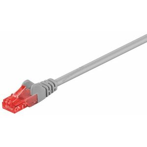 Goobay CAT6 U/UTP Patch kábel RJ45 5m szürke CU LSZH kép