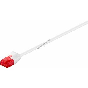 Goobay CAT 6 Slim patch kábel U/UTP fehér Cu 0, 5m kép