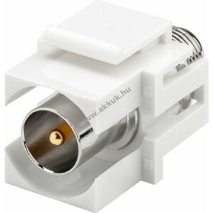 Goobay Keystone modul SAT/antenna süllyesztett 18, 9mm koax dugó > F-aljzat kép