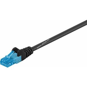 Goobay CAT 6A U/UTP patchkábel 1m fekete CU LSZH RJ45 kép