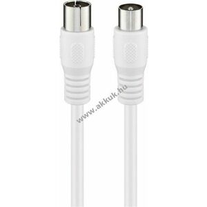 Goobay antennakábel Class A >85dB dupla árnyékolás Koax csatlakozó Koax aljzat 2m kép
