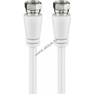 Goobay SAT antennakábel Class A >85dB dupla árnyékolás öntött F-csatlakozókkal 5m kép