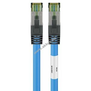 Goobay RJ45 (CAT6A 500MHz) patchkábel CAT8.1 S/FTP 99, 9% OFC AWG24 LSZH 10m kék kép