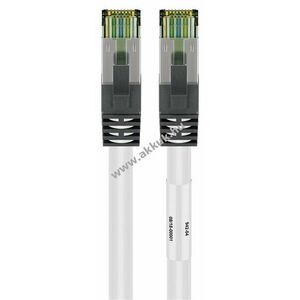 Goobay RJ45 CAT8.1 S/FTP (CAT6A 500MHz) patchkábel 25m OFC AWG24 LSZH fehér kép