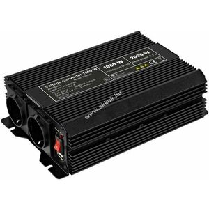 Goobay autós DC/AC inverter 12V 230V 1000W módosított szinusz 1x USB kép