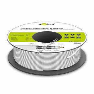 Goobay 120dB SAT koaxiális kábel 4x árnyékolt CCS digitális SAT és BK rendszerek kép