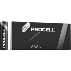 Duracell LR03/AAA (Micro) MN2400 elem 1, 5V 10db/csomag alkáli-mangán kép