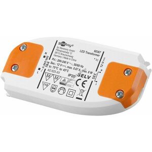 Goobay LED tápegység 12V 8W DC 200-240V bemenet IP20 nem dimmelhető kép
