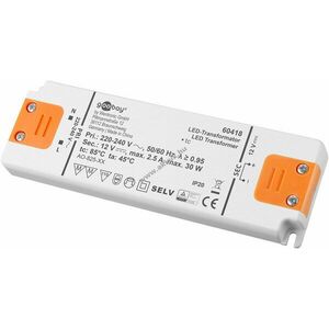 Goobay LED trafó 12V 30W nem dimmelhető IP20 kép