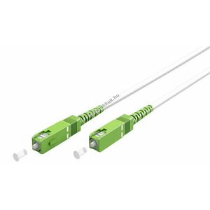 Goobay optikai patchkábel Singlemode OS2 SC-APC (8°) - SC-APC (8°) 10m Simplex LSZH fehér kép