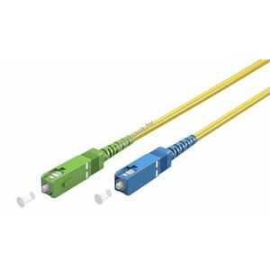 Goobay FTTH optikai patchkábel 2m SC-APC(8°)>SC-UPC Simplex Singlemode OS2 9/125µm sárga LSZH kép