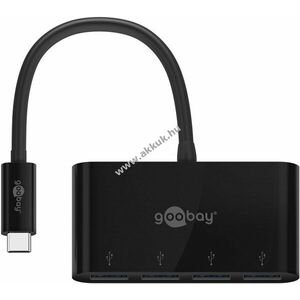 Goobay 4-portos USB-C multiport adapter 4x USB-A USB 3.2 kép
