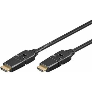 Goobay High-Speed HDMI kábel 360° forgatható csatlakozó Ethernet 4K/60Hz 18Gbit/s 5m kép