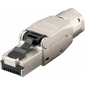 Goobay CAT 8.1 mezőszerelhető RJ45 STP csatlakozó 5, 0-8, 5mm csavaros kupak szerszámmentes LSA kép