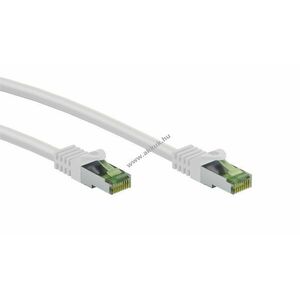 Goobay GHMT tanúsított CAT 8.1 S/FTP (PiMF) patchkábel fehér 1m LSZH kép