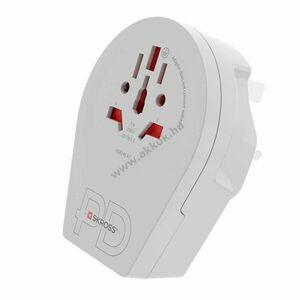 Skross World to UK USB-C PD univerzális utazóadapter Type G 2- és 3-tűs kép