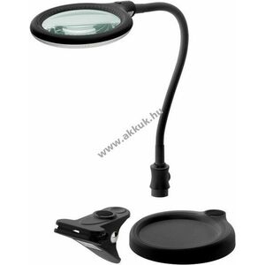 Goobay LED asztali és csiptetős nagyítólámpa 6W 480lm 100mm üveglencse kép