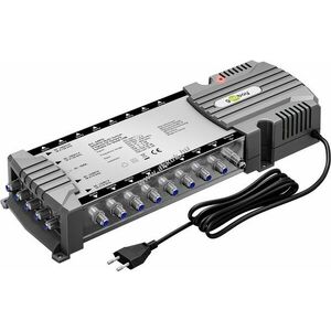 Goobay SAT multiswitch 5 bemenet 16 kimenet elosztó max. 16 felhasználó kép