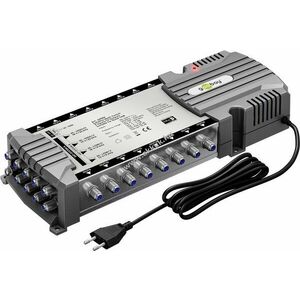 Goobay Sat multiswitch 9 bemenet/16 kimenet elosztó max.16 résztvevő két műhold kép