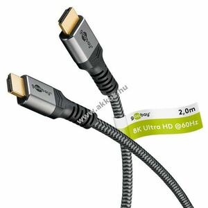 Goobay Ultra High-Speed HDMI kábel HDMI2.1 8K@60Hz 4K@120Hz 48Gbit/s 2m kép