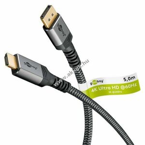 Goobay DisplayPort-HDMI kábel 4K/60Hz 5m kép
