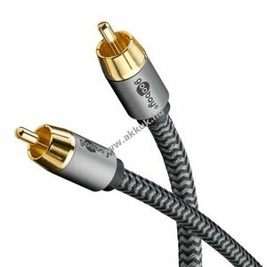 Goobay mono RCA (cinch)-kábel 3m RCA (cinch)-dugó (Woofer, Center) kép