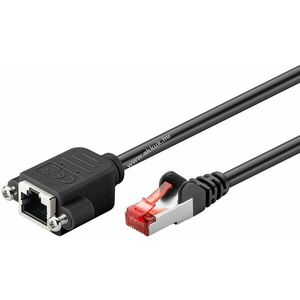 Goobay CAT6 S/FTP (PiMF) hosszabbító kábel 5m CU LSZH RJ45 szerelőflansszal kép