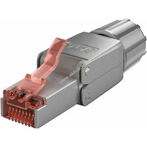 Goobay RJ45 CAT-6 STP konfekcionálható csatlakozó 5, 0-8, 5mm csavaros kupak LSA szerszámmentes kép