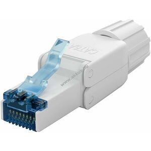 Goobay CAT6A RJ45 UTP csatlakozó 5, 0-8, 5mm csavaros takaró szerszámmentes LSA-montázs kép