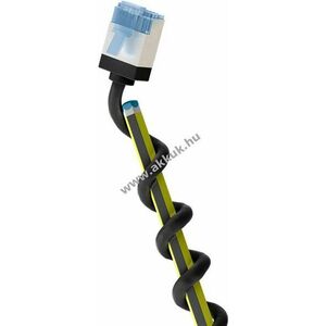 Goobay ultravékony CAT6A patchkábel U/FTP 15m AWG32 CU TPE LSZH extrarövid csatlakozó kép